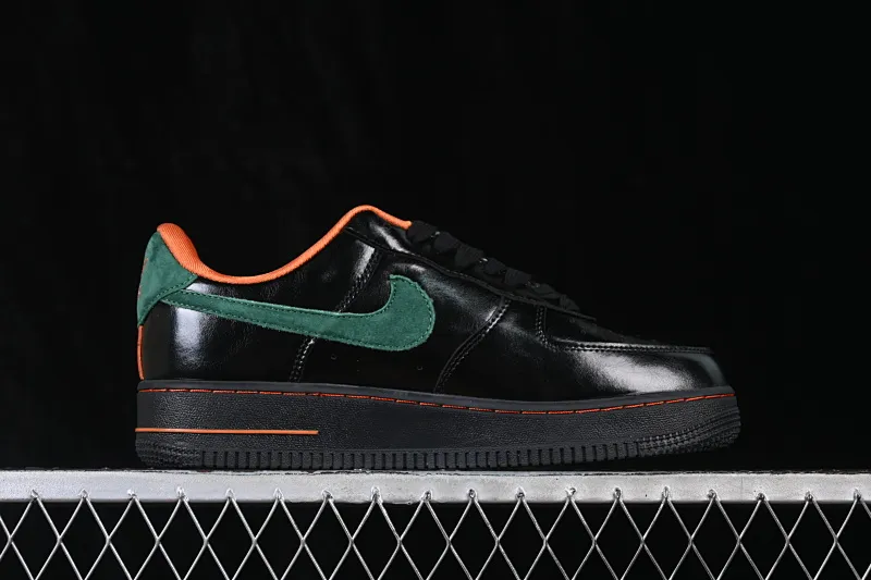 All Categories Nk Air Force 1 Air Force Series Nk Air Force 1 Low Air Force Low Nike Air Force 1'07 Low Black Green Orange Shadow Air Force One Low Casual Shoes FV3694-106